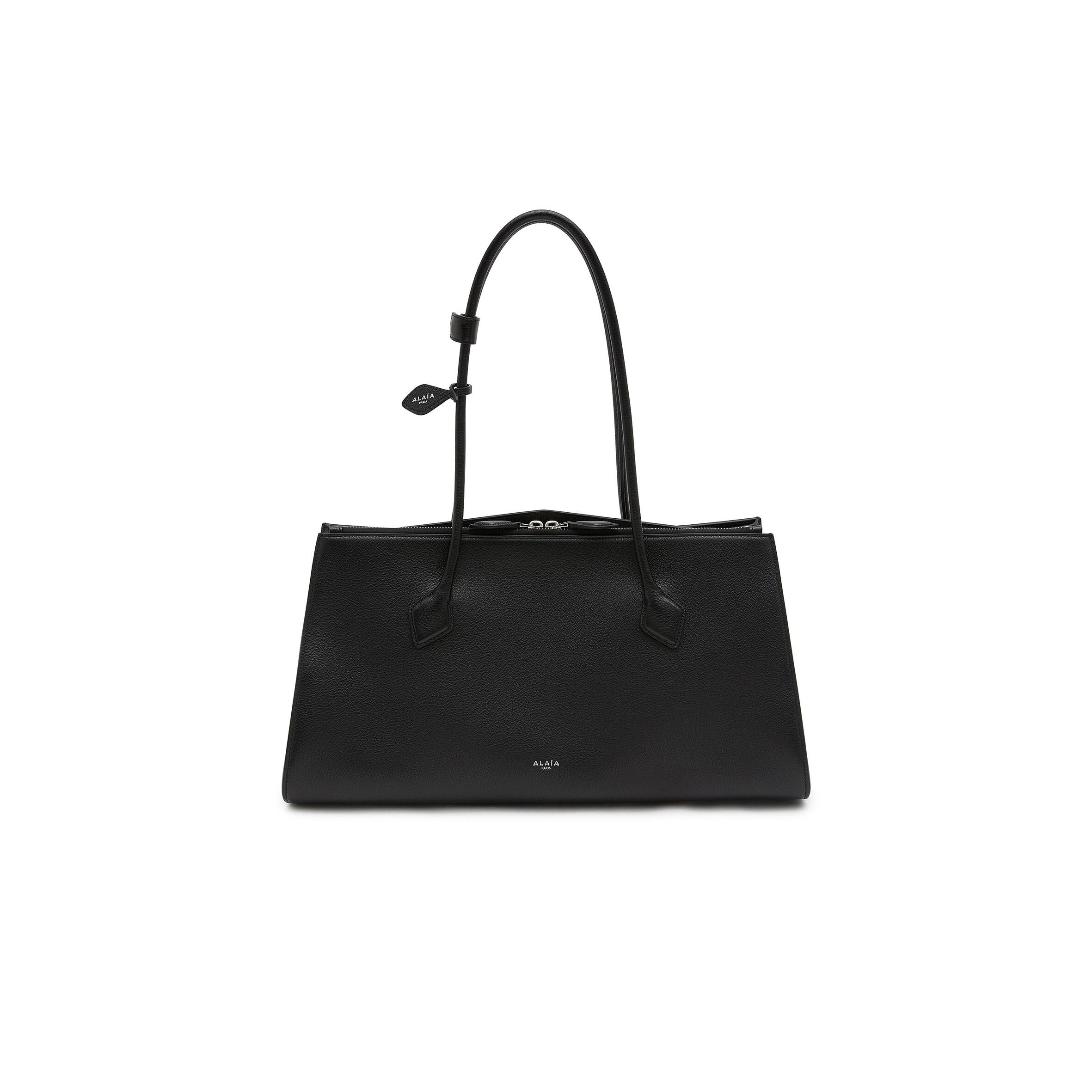 ALAÏA LE TECKEL GRAINED LEATHER TOTE BAG EKE886 (42*22*18cm)